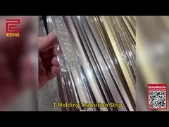 Đường sàn bên ngoài nhôm T đúc dải chuyển tiếp phòng kim loại sàn ngăn dải