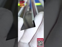 10mm Smart Flat Edge Tile Trim Chrome Metal Angle Trim cho các góc bên ngoài