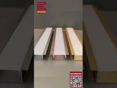 Hình dạng LED Alu linh hoạt hình U Hình dạng dải LED màu đen