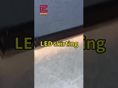 Smart LED Aluminum Skirting Board. Kiểm soát nước và ánh sáng RGB.