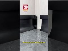 Tấm ốp chân tường bằng nhôm LED | Trang trí chân tường hiện đại với hệ thống chiếu sáng xung quanh #aluminumtrim