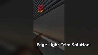 Dải trang trí trần LED bằng nhôm｜Edge + Đèn xung quanh 2 trong 1