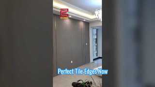 Tấm ốp tường bằng nhôm | Hoàn thiện viền trang trí tường nội thất #aluminumtrim
