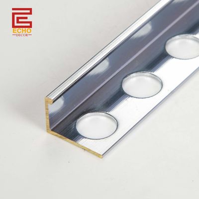chất lượng  Straight Brass Profile 2.7m Brass Tile Edge Trim Strips For Bathroom nhà máy sản xuất