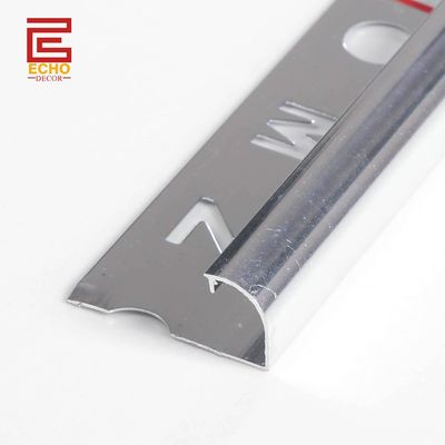 Nhôm đánh bóng Vòng cạnh gạch trang trí tường gạch kim loại cạnh trang trí tùy chỉnh