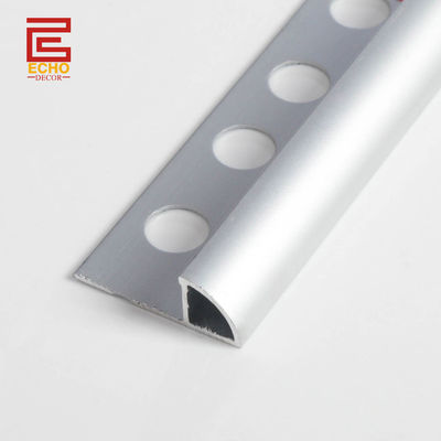 Nhôm kim loại 10mm Tile Edge Trim Kiểm soát nước cho phòng tắm tắm