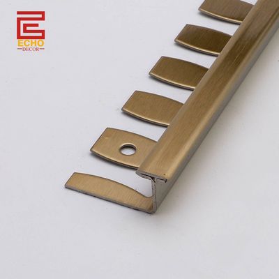 CE ISO 6mm thép không gỉ gạch gạch kim loại đồng gạch để gạch sàn gạch