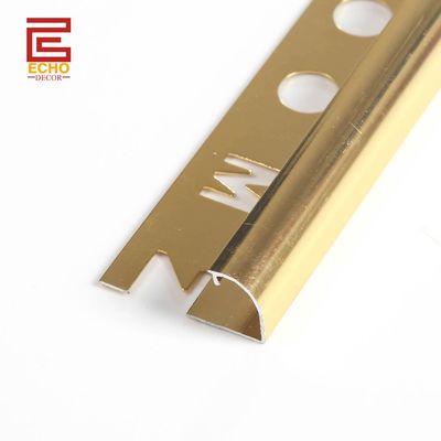 Vàng nhôm Bullnose Border Edge Trim cho bảo vệ cạnh gốm