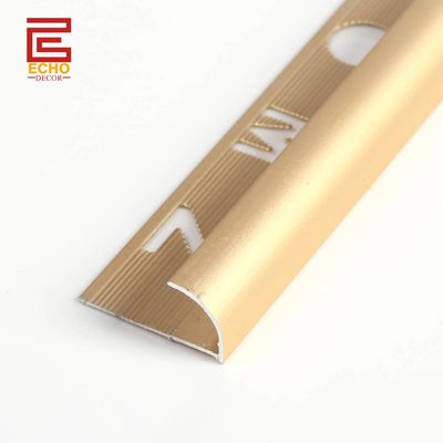 Matt vàng Beading nhôm Tile Trim trang trí Bullnose Tile Edge Trim