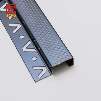 Square Edge Stair Nose Molding Stainless Steel cho các bước bê tông