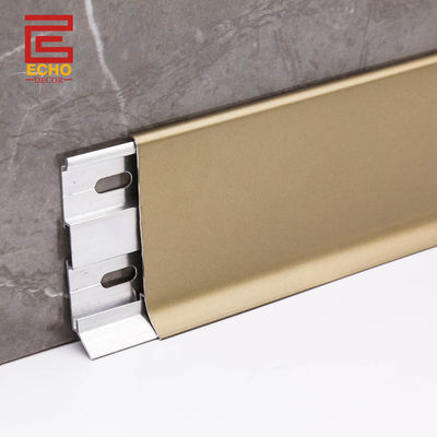60mm Gold Cove sàn Skirting Boards Trim Profiles tùy chỉnh