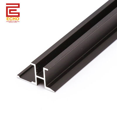 Black Wall Panel Trim 8mm Aluminium phòng tắm Bảng tường
