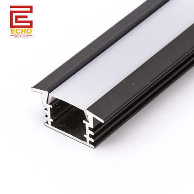 Hình dạng LED Alu linh hoạt hình U Hình dạng dải LED màu đen