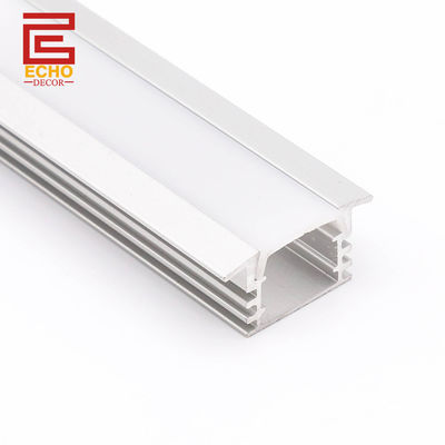Bạc 15mm LED Profile Aluminium LED Strip Light Channel cho trần nhà