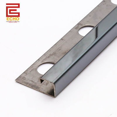 Thép không gỉ Quad Tile Trim Bức tường Edge Tile Trim cho các góc bên ngoài