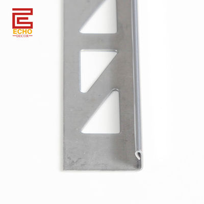 Viền gạch ốp tường góc chữ L bằng thép không gỉ đánh bóng