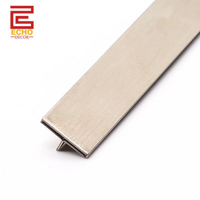304 thép không gỉ gạch cắt hình T cho trang trí tủ