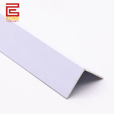 90 độ góc bên ngoài hai mặt gạch nhôm Trim trắng