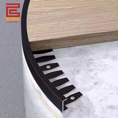 Dải chuyển tiếp sàn cong nhôm cho sàn gỗ