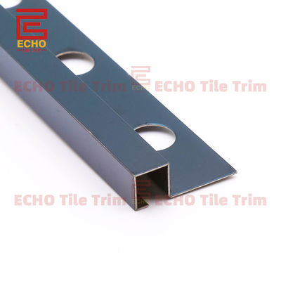 Màu đen bằng thép không gỉ cắt lát gạch vuông gốm vuông