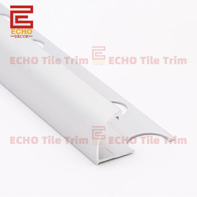 11mm Bullnose Edge Aluminium Tile Trim Wall Tile Profiles góc