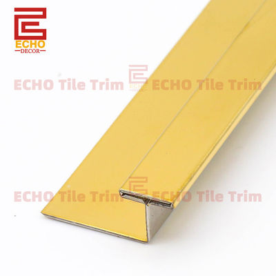 Đá tùy chỉnh để sàn gỗ chuyển đổi dải kim loại ngưỡng cắt lợi thế của việc bao phủ khoảng trống mở rộng