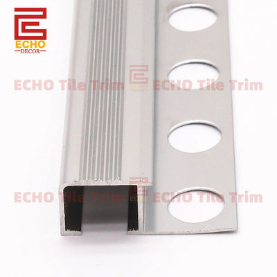 Square Nose Step Edge Trim Stair Nosing Trim Molding 12mm Tăng cường an toàn với thiết kế chống trượt