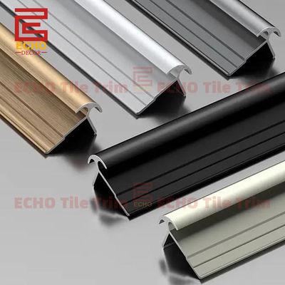 Nẹp góc ngoài tường nhôm Chrome 8mm