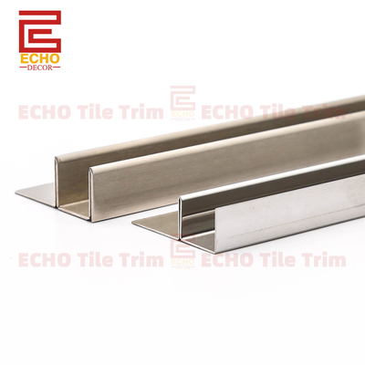 F Hình dạng bằng thép không gỉ viền 9-12mm cho các tấm kính tắm