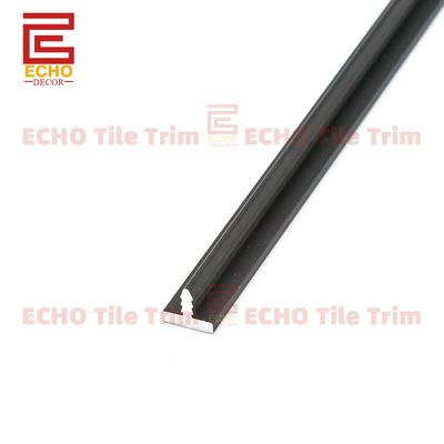 Đen bằng nhôm cắt nhôm Tile Tile Edging Cấu hình trang trí