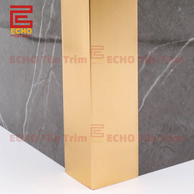 V Shape Matte Gold Aluminum Tile Trim L Angle Bead For Tiles Corners