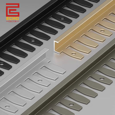 Nẹp viền gạch nhôm đen mờ linh hoạt