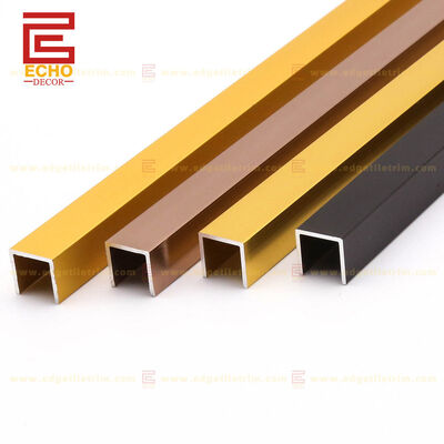 Ngói nhôm Anodized Trim Ngói cạnh Trim Hồ sơ góc kim loại